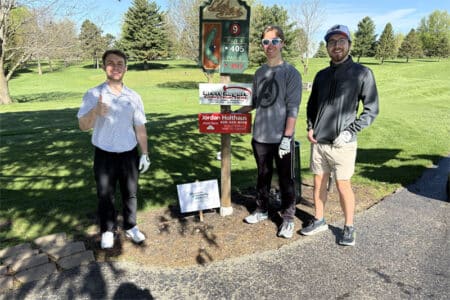 QCS proudly sponsored 9th hole at the UW Platteville Mechanical Engineering School hosted golf outing.